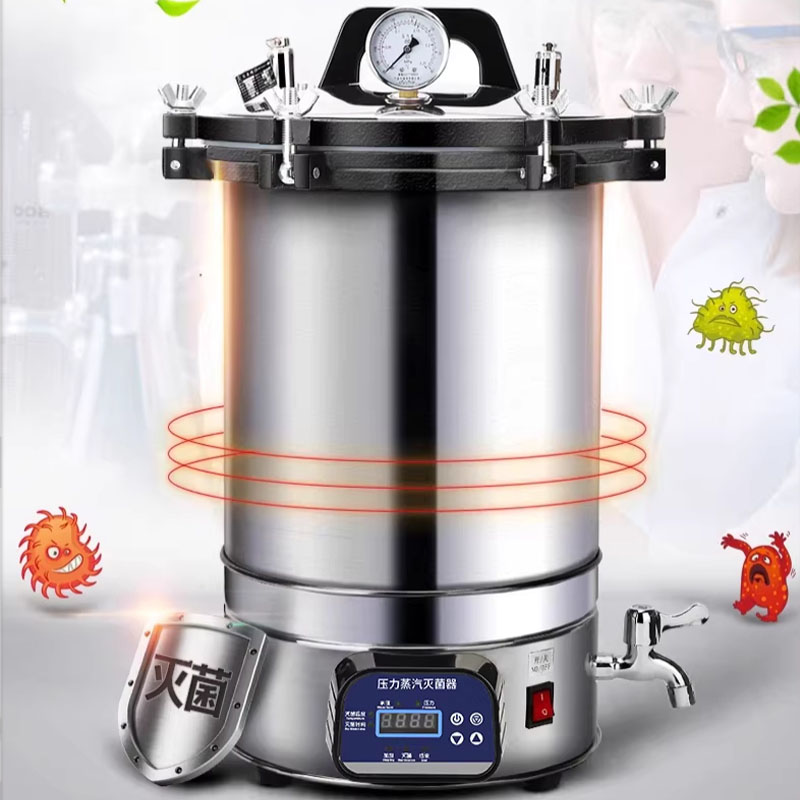 Medical Laboratories - Sterilizzatore Portatile ad Alta Pressione 18/24L,