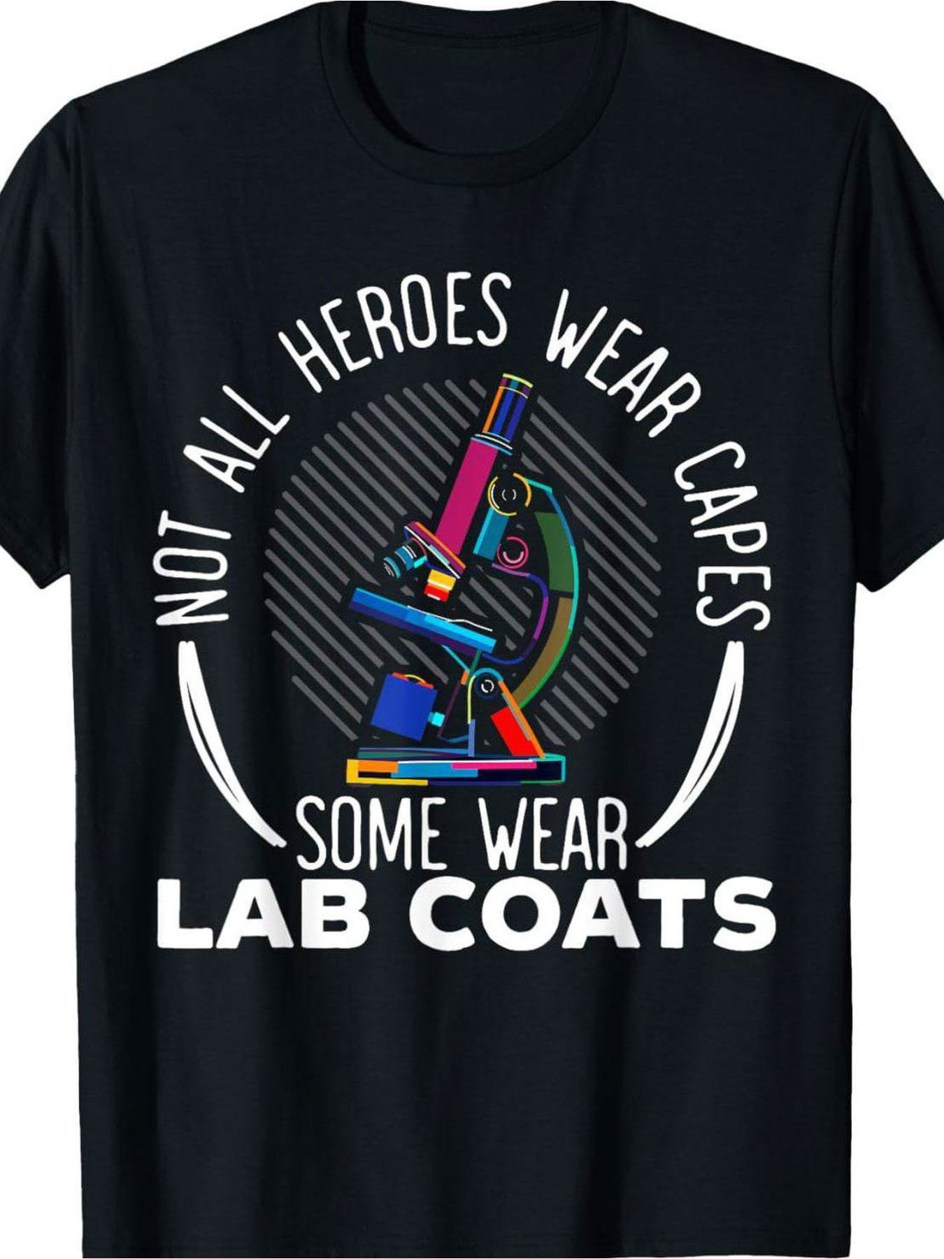 Medical Laboratory Technician - T-shirt nera da uomo a girocollo