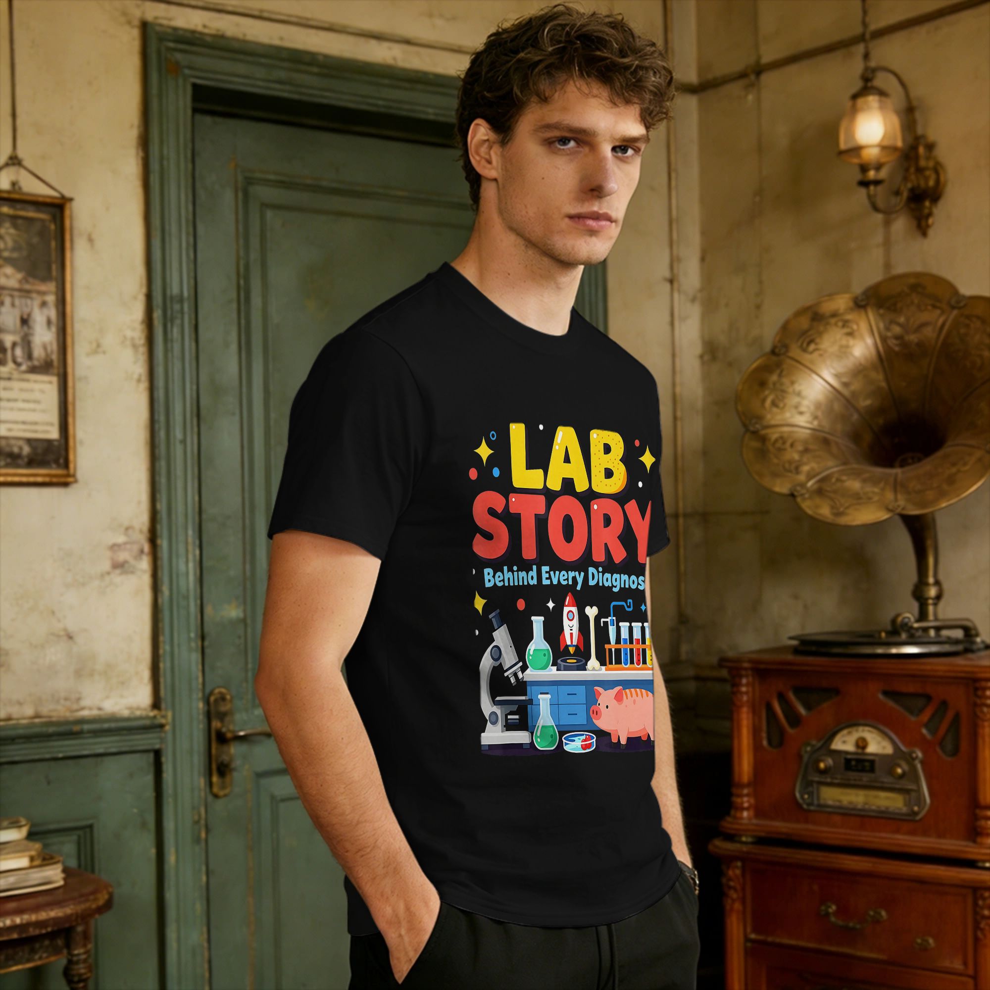 T-shirt da uomo per tecnici di - Medical Laboratory Technician recensione e prezzo