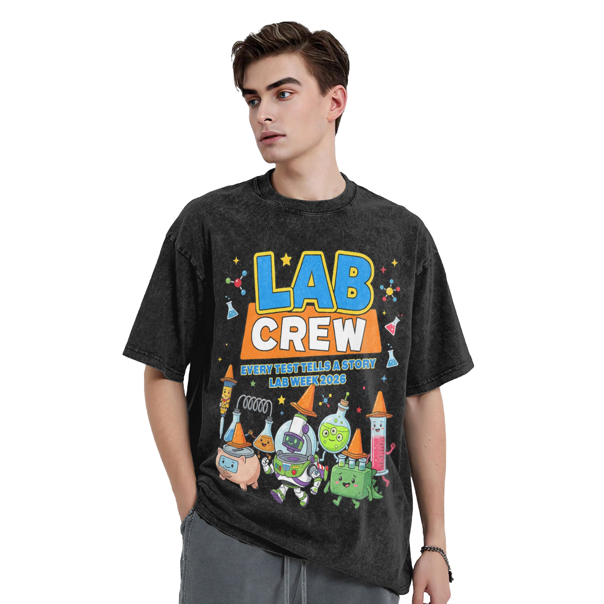 Maglietta da uomo Lab Crew Lab - Medical Laboratory Technician recensione e prezzo