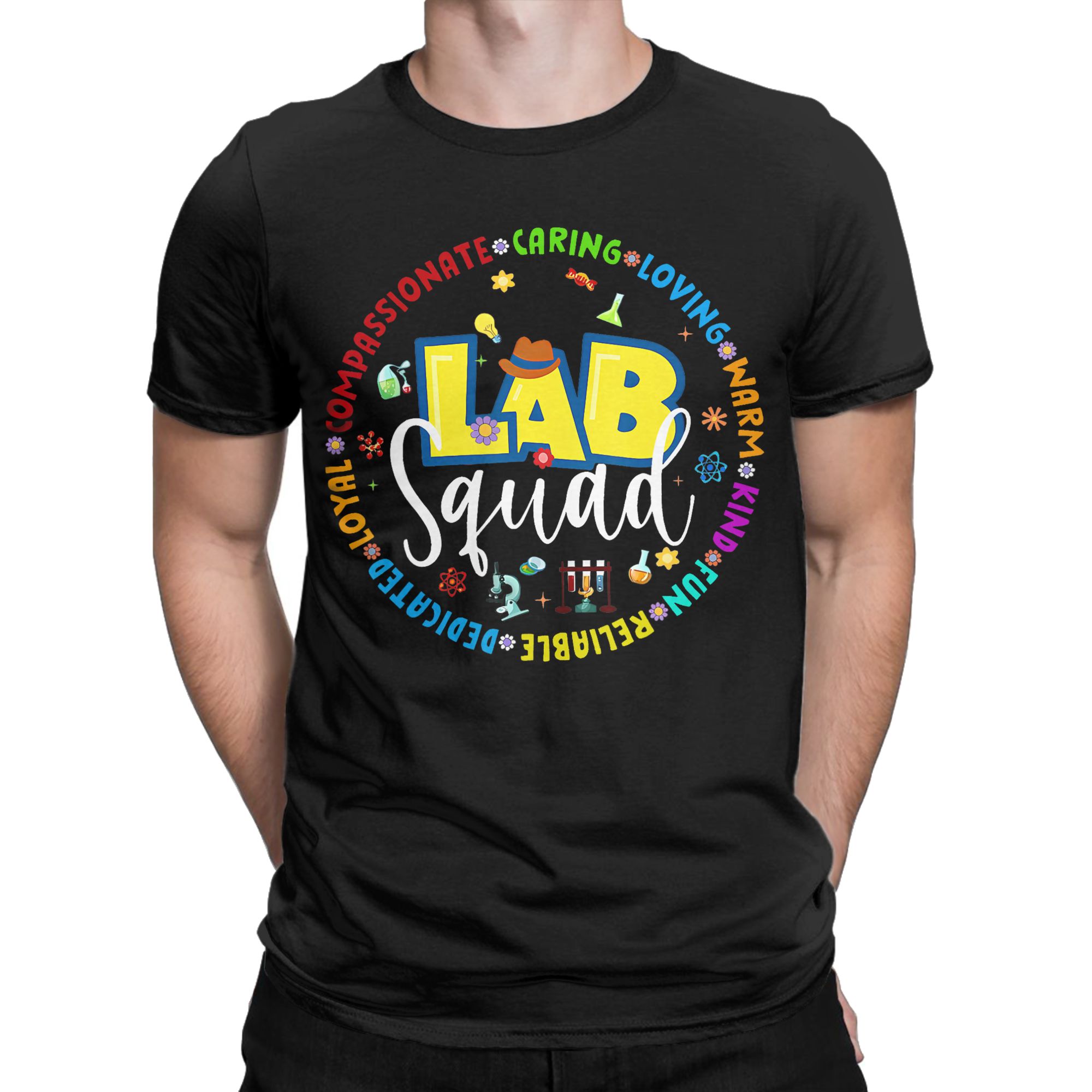 T-shirt da uomo Lab Squad Lab  - Medical Laboratory Technician recensione e prezzo